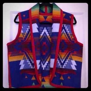 Ladies Pendleton Wool Reversible Vest